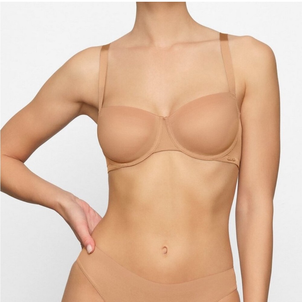 Skims Clay Unlined underwire Balconette Bra - new with tags  36ddd